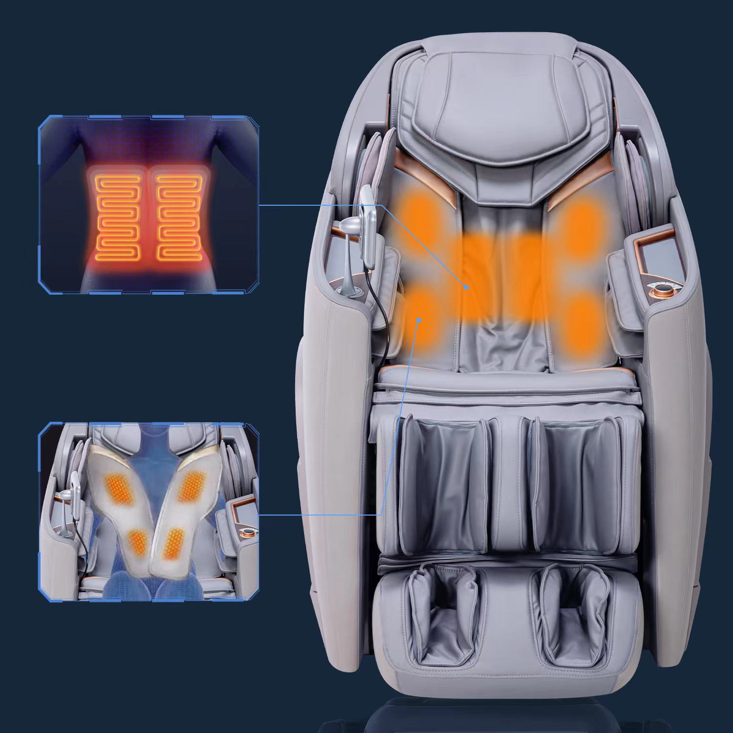 Șalul de caldura la fotoliu de masaj VELETA II