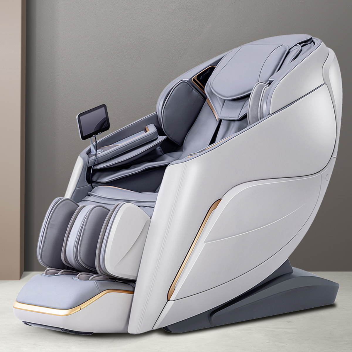 Grey-beige Komoder VELETA II DELUXE 4D professional massage chair