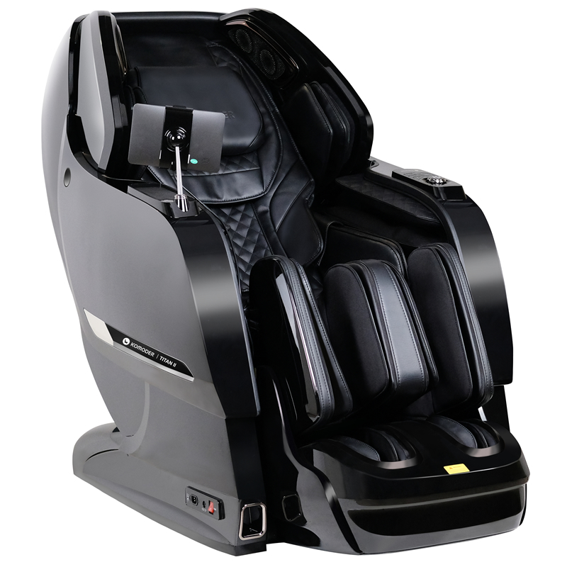 TITAN II Ultra High–end Dual Track Massage Chair BLACK