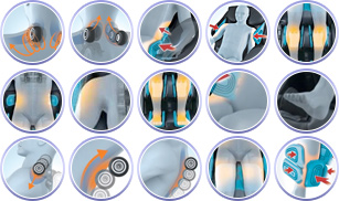 spécifications du fauteuil de massage Panasonic MA70