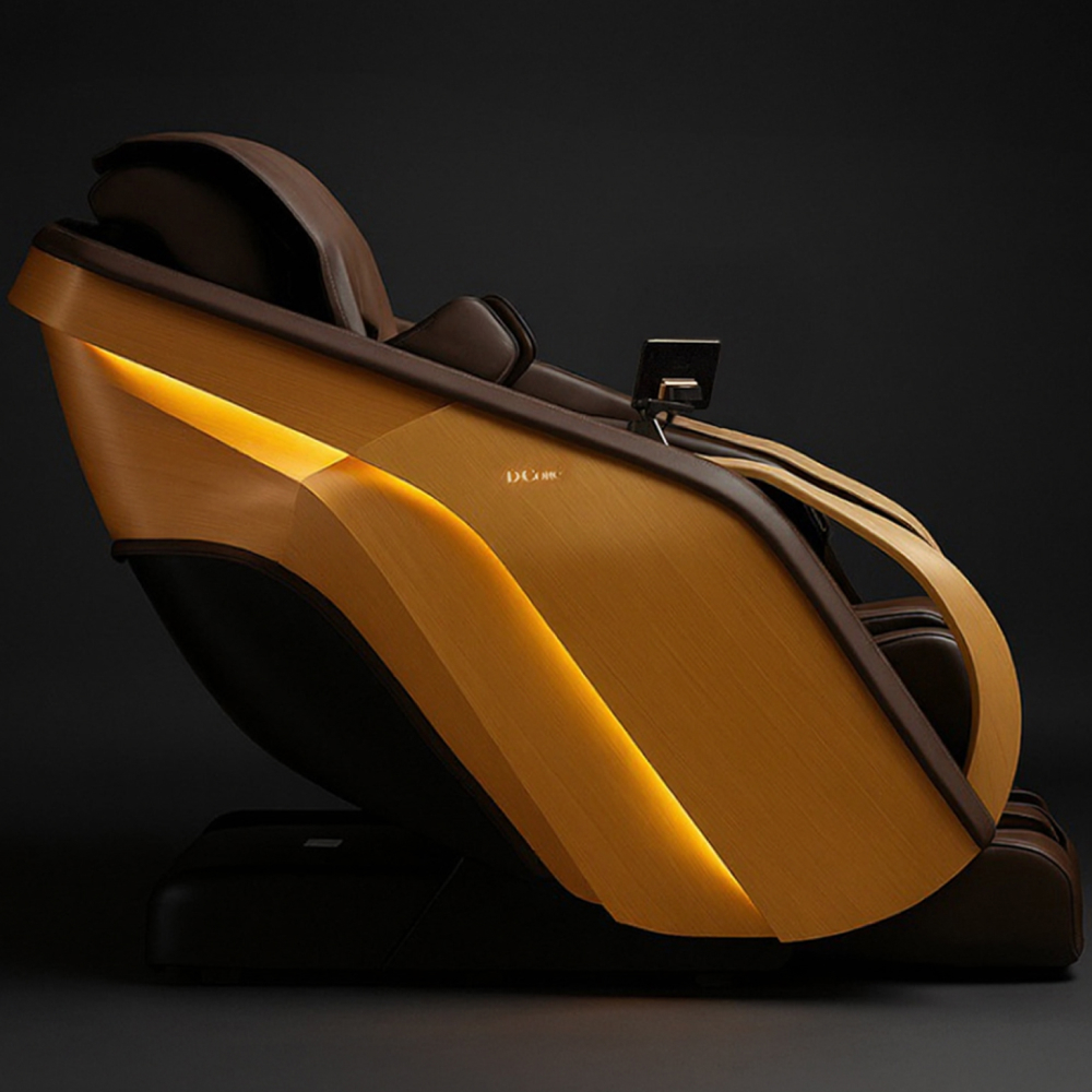 Fauteuil de Massage Japonais D.Core CIRRUS II en cuir naturel