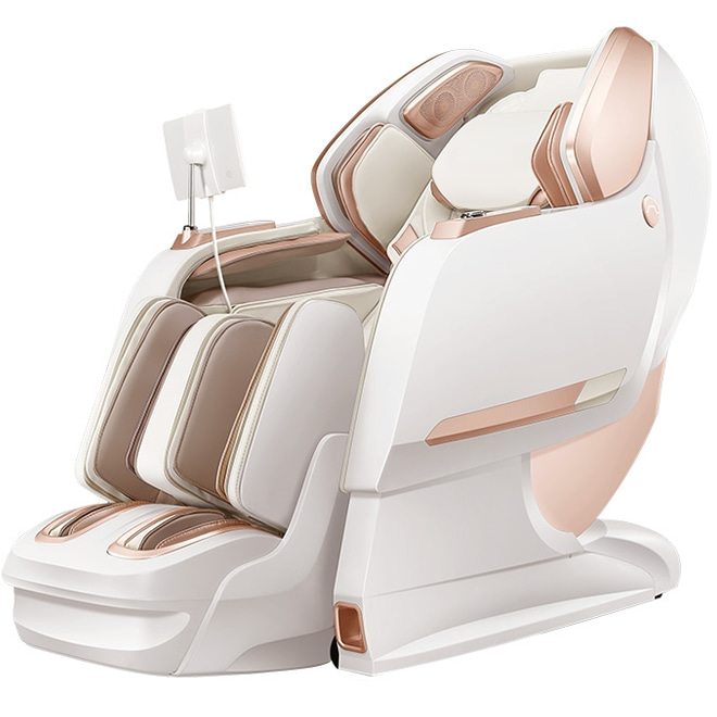 Ivory white Komoder TITAN II premium massage chair